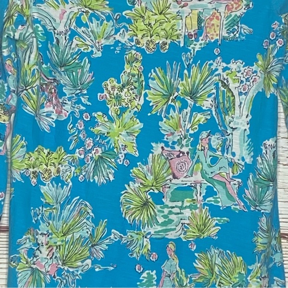Lilly Pulitzer Joycee Top in Jungle Glam Toile Sz XS - Picture 8 of 12